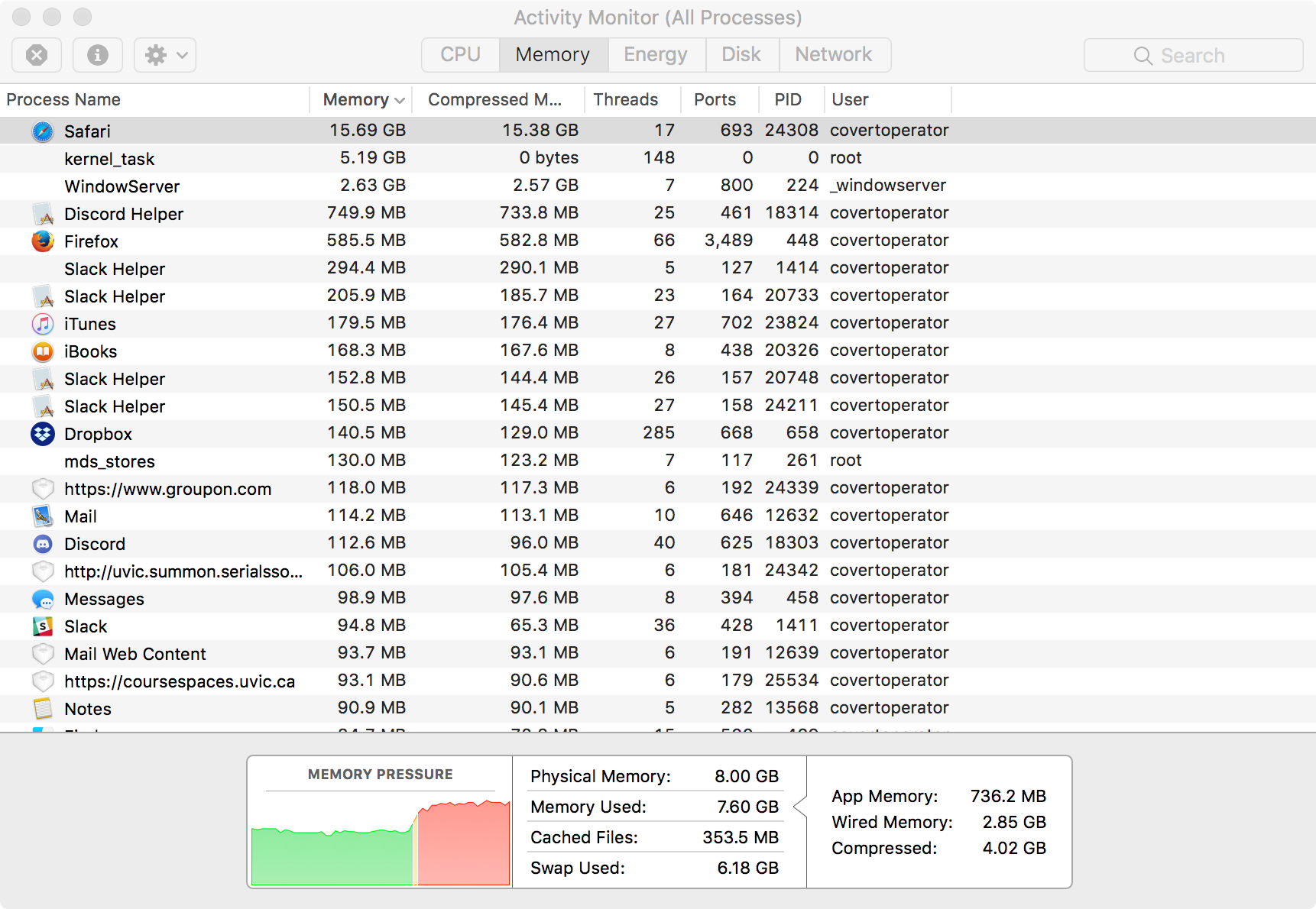js blocker memory issue