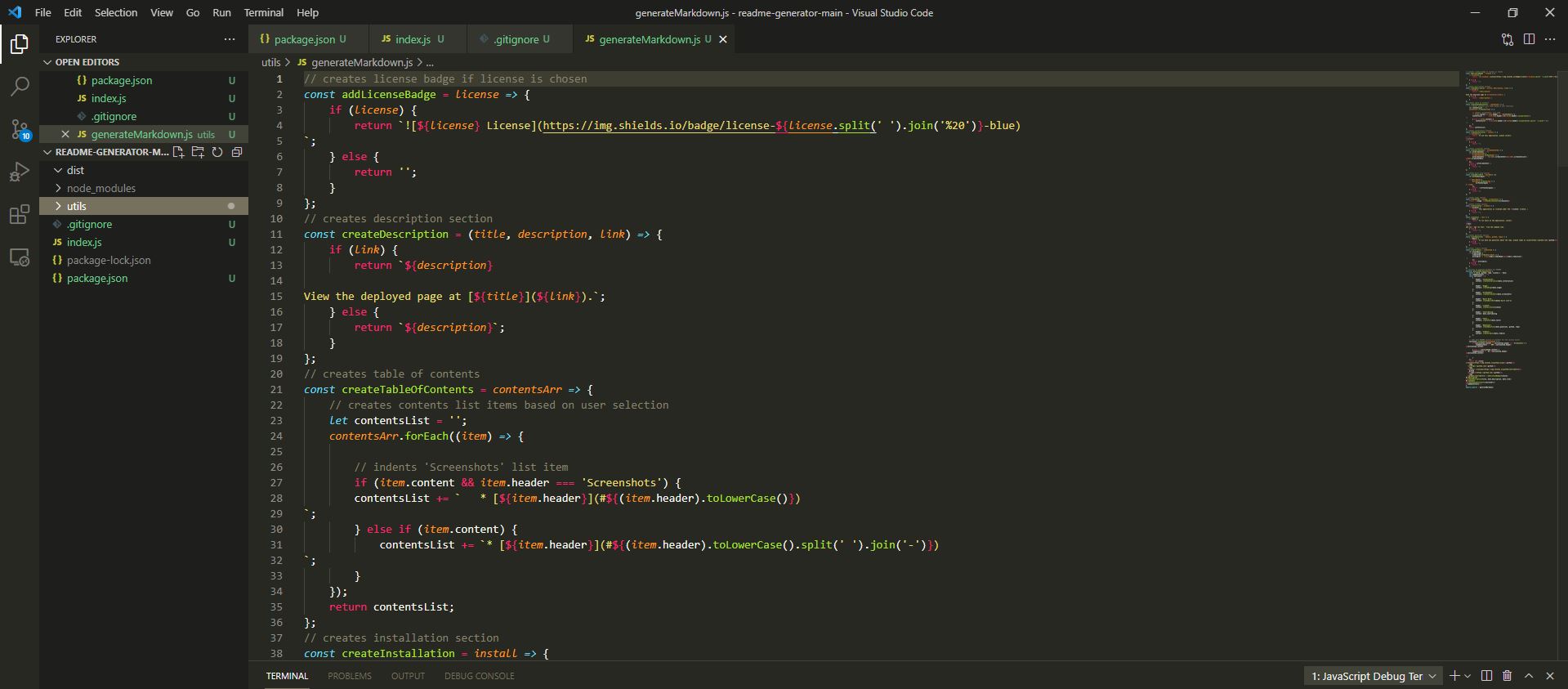 GitHub - paulwolfe0313/ReadMe-Generator