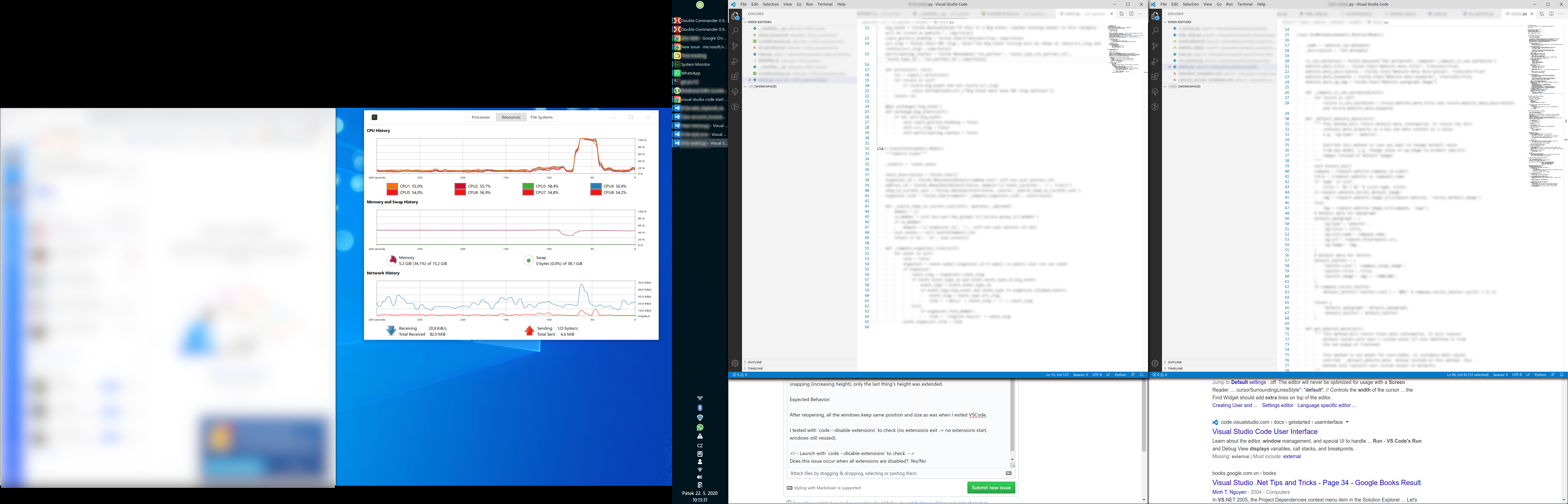 Windows' height resets to smaller screen height on workspace reopen ...