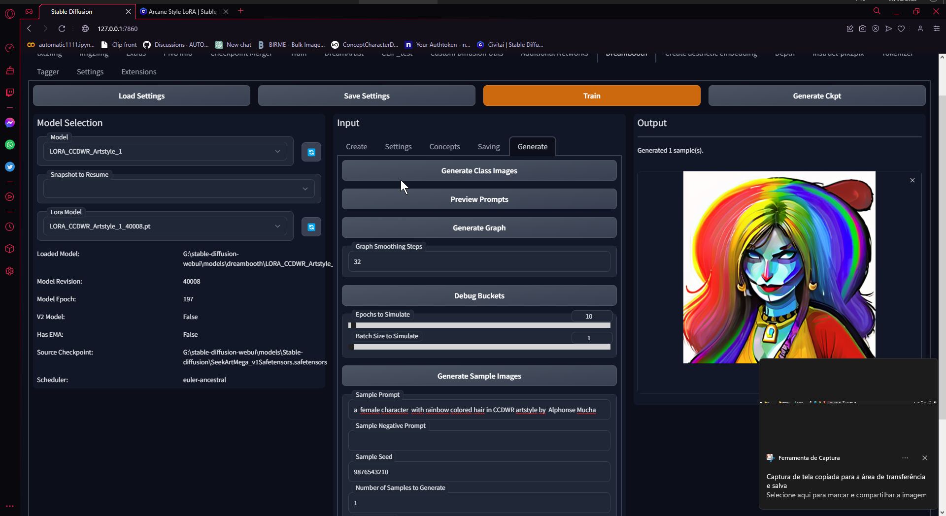 LORA Not Working Outside The Dreambooth Tab AUTOMATIC1111 Stable 
