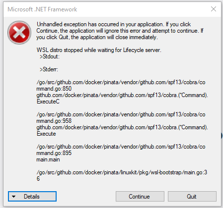 Docker Engine Crashing On Startup · Issue #11855 · docker/for-win · GitHub