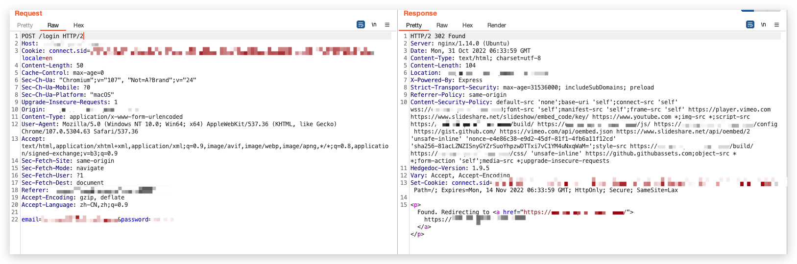 login not work · Issue #2804 · hedgedoc/hedgedoc · GitHub