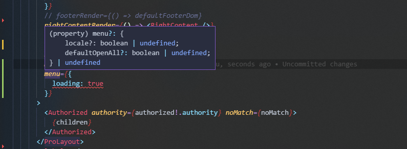🐛[BUG] ProLayout menu 属性中没有loading 例子上却有 · Issue #1216 · ant-design/pro ...