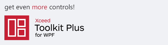 Xceed Toolkit Plus for WPF