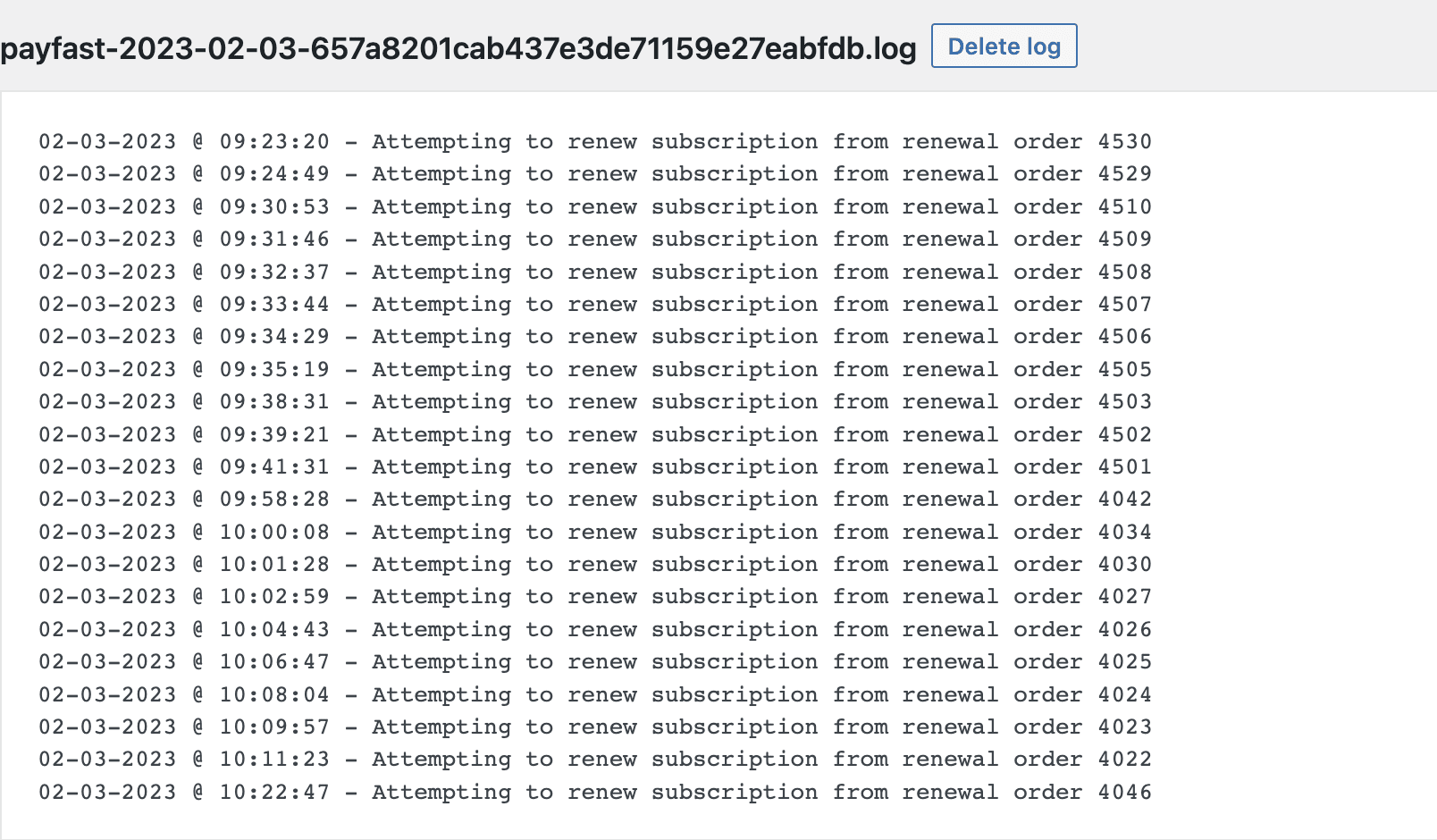 Subscription Renewal Payments Silently Halting Issue 121 Subscription Renewal Payments Silently Halting Issue 121