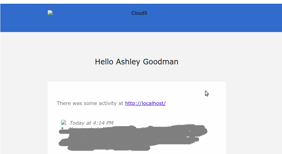 Activity Notification emails do not display properly in mail app: 2 ...
