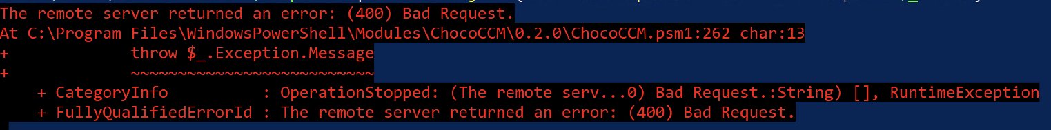 Add-CCMGroupMember fails with 400 error · Issue #50 · chocolatey ...
