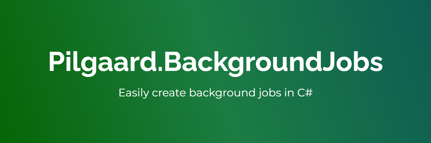 Pilgaard BackgroundJobs Banner