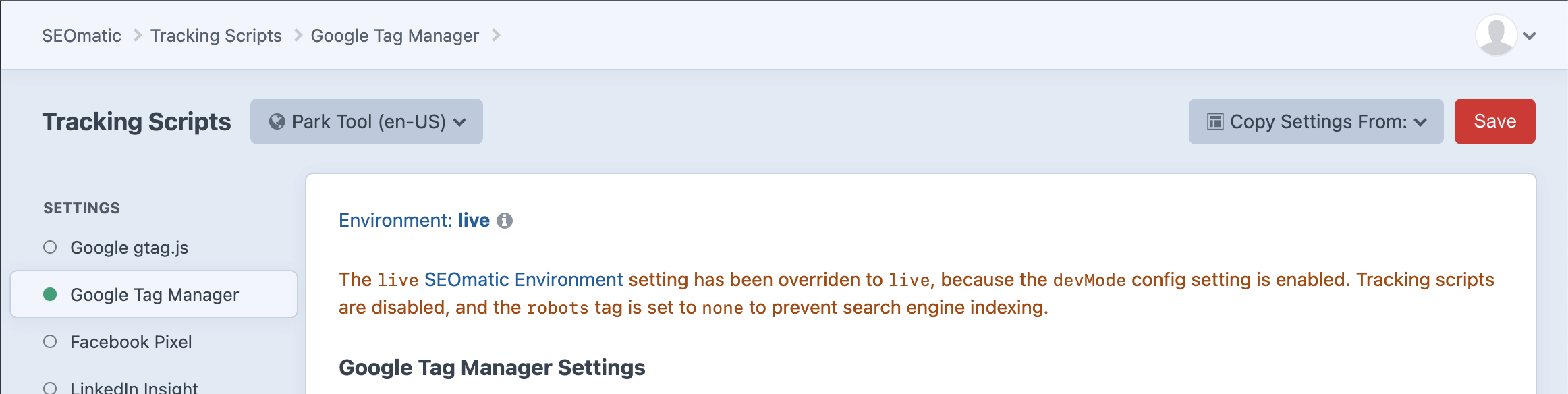 devMode not overriding Environment setting · Issue 1186 · nystudio107