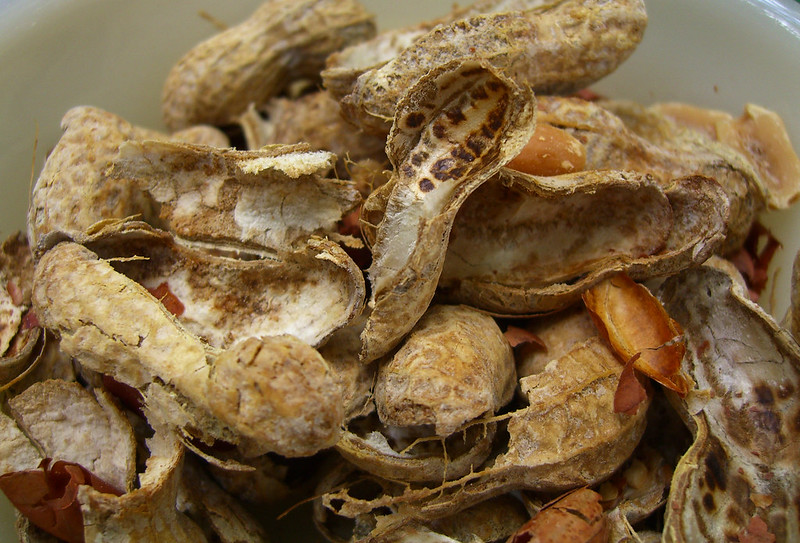 Peanut shells