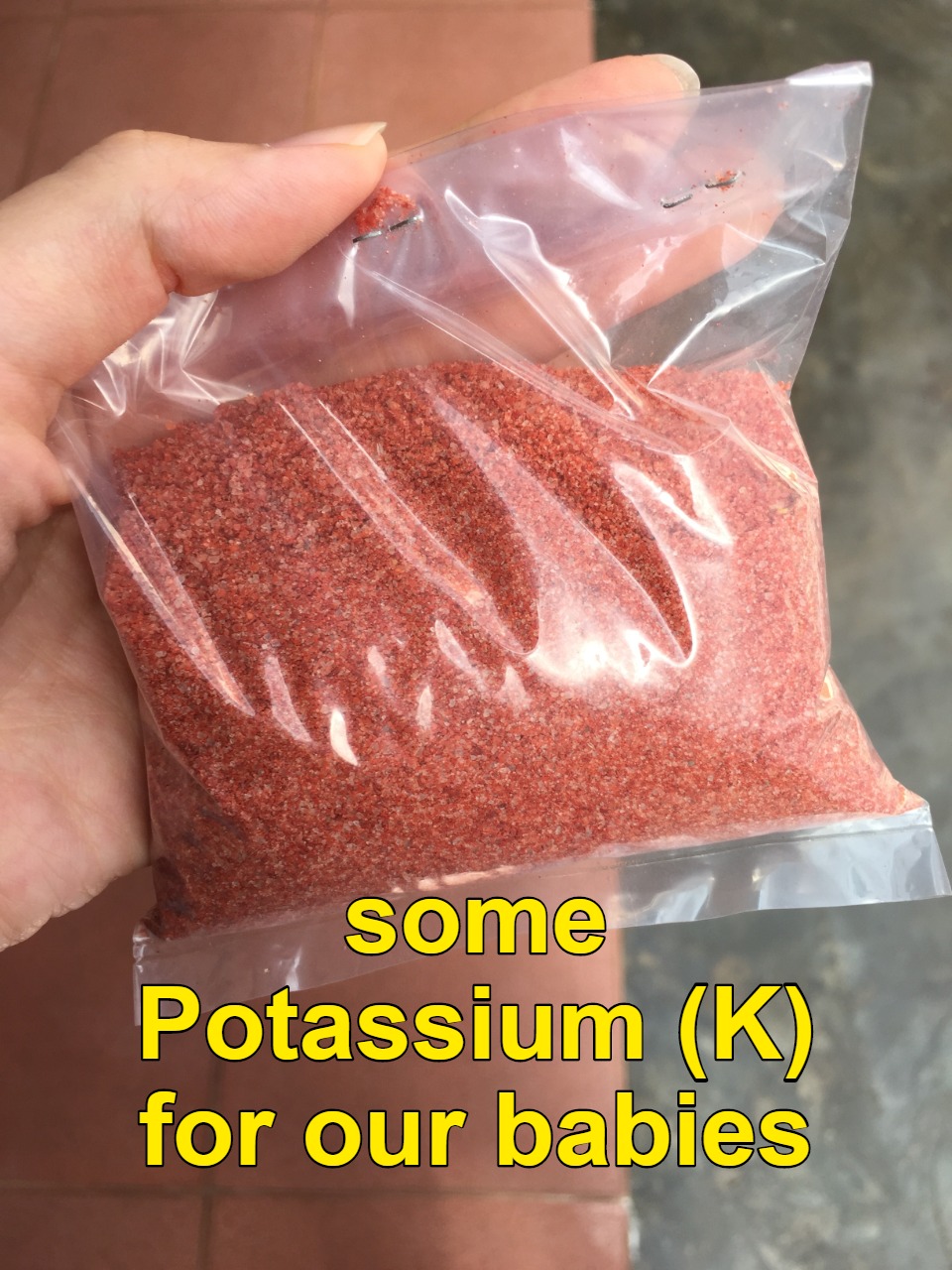 Potassium for adenium desert rose