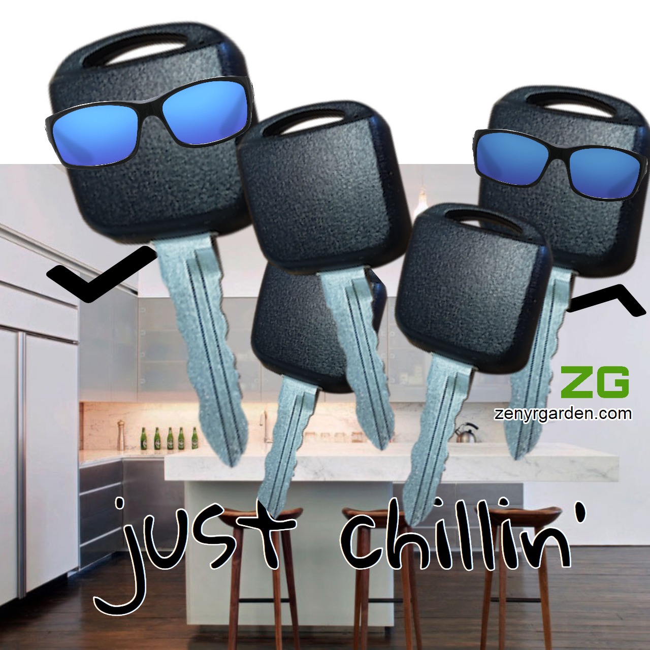 keys-on-counter