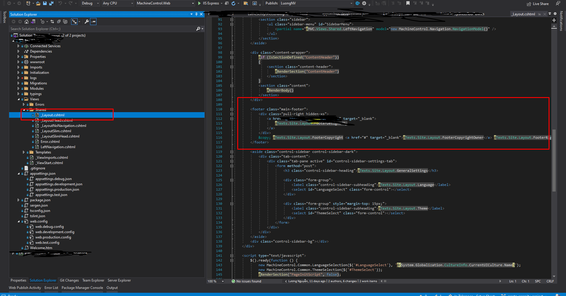 Main Footer · Discussion #5666 · serenity-is/Serenity · GitHub
