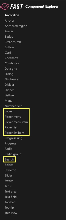 Docs Add Missing Components Issue 6639 Microsoft Fast Github Docs Add Missing Components Issue 6639 Microsoft Fast Github