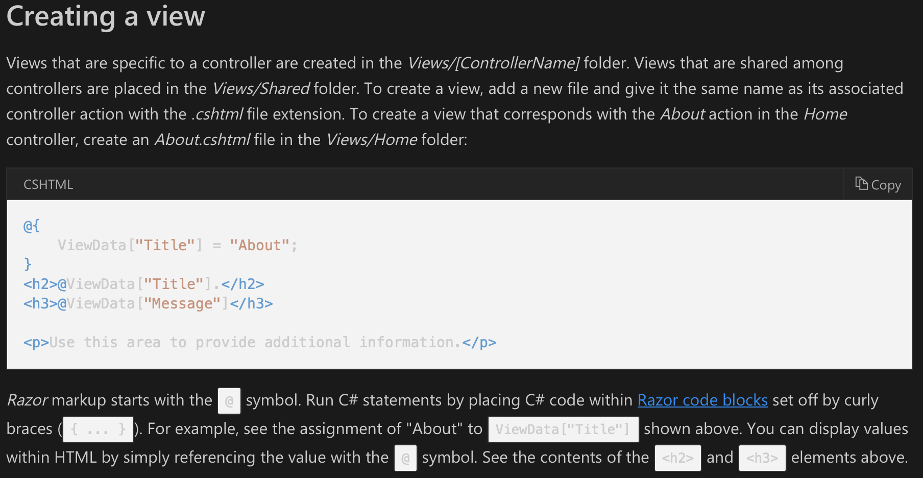 Contrast in code blocks and inline code is too weak in Dark theme in ...
