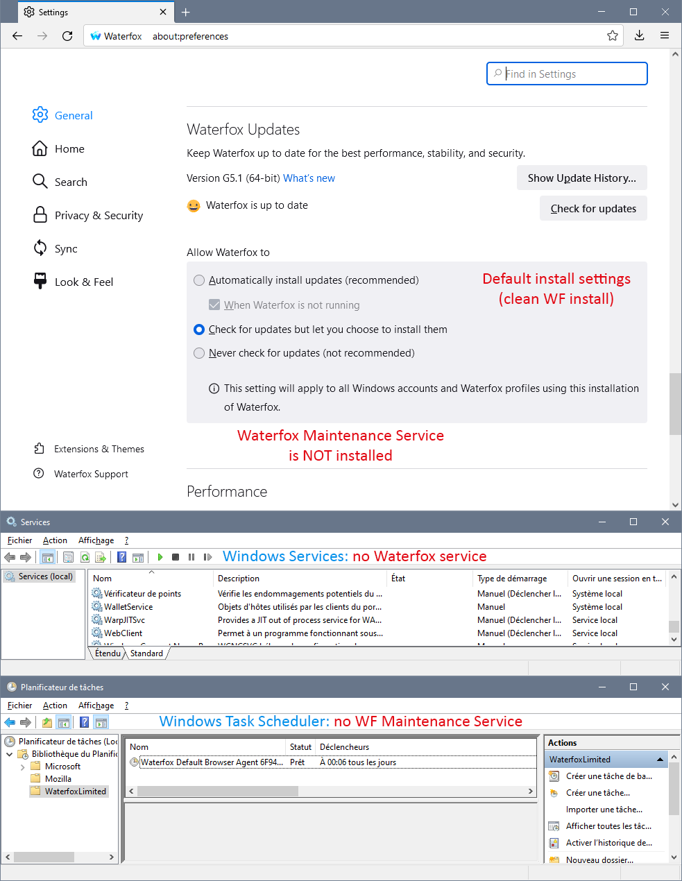 Waterfox Maintenance Service is NOT installed · Issue #2927 ...