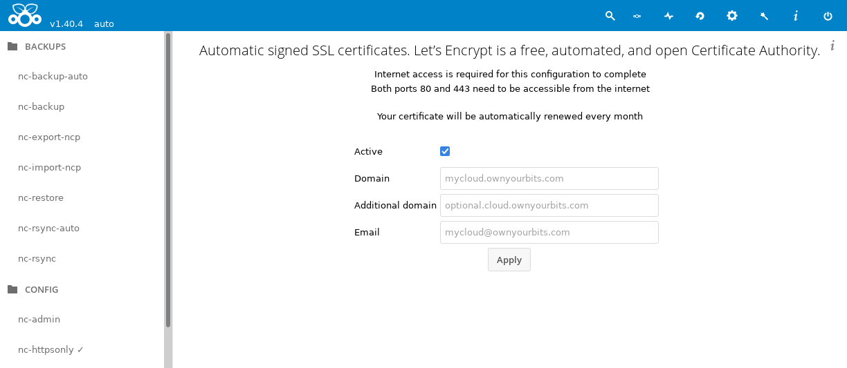 nextcloudpi