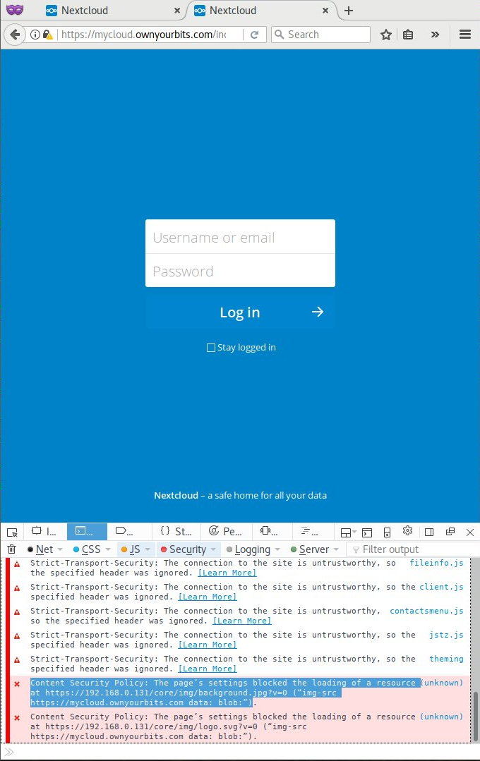 CSP not playing nice with opcache. Login image not displayed · Issue ...