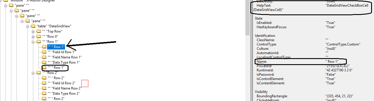 How can I click on the particular node of treeview using Winium and ...