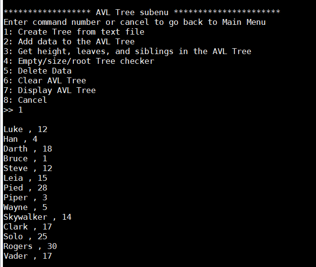GitHub - mayralanza/Trees-Trees-and-more-Trees: Programmed console ...