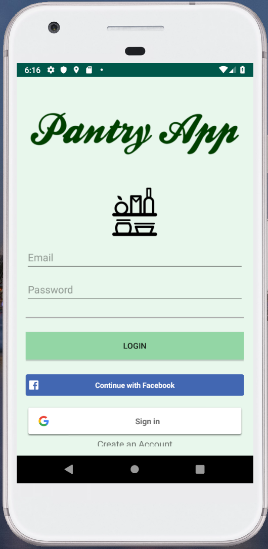 GitHub ntvieira/PantryApplication Javabased Android app for