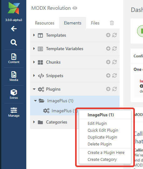 2021-03-05 13-41-12 Dashboard MODX Revolution - Google Chrome