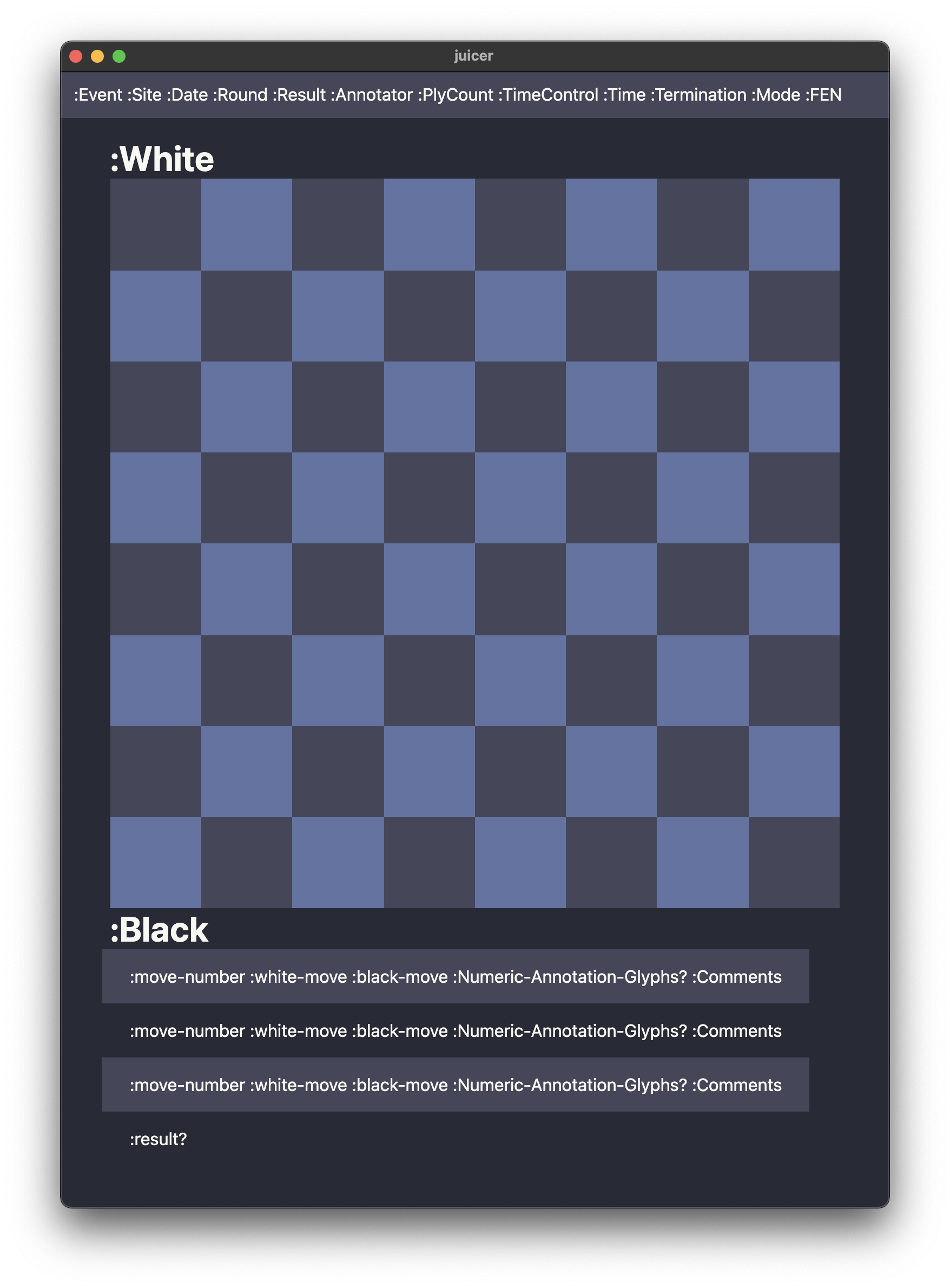 GitHub lonnen/juicer a PGN based chess game annotation tool