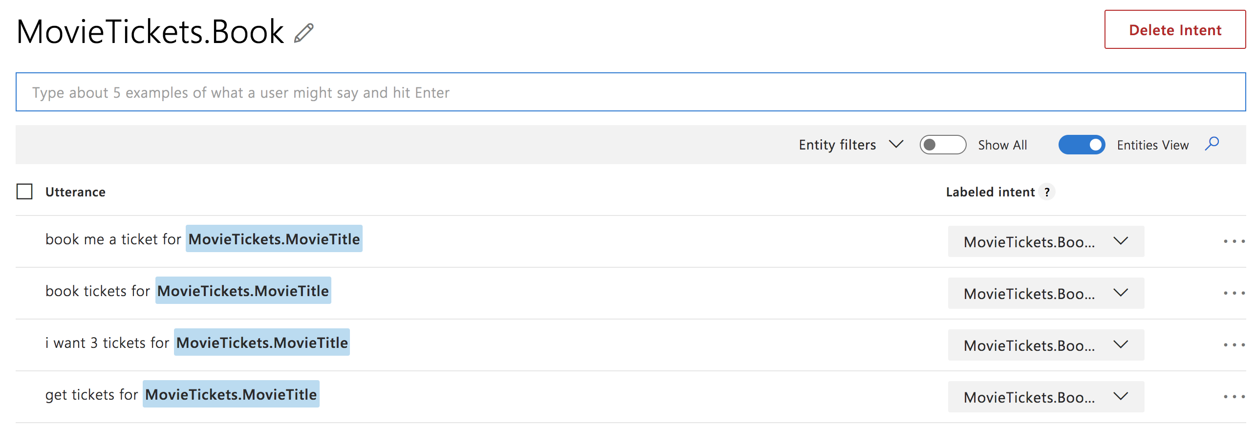 movie tickets english