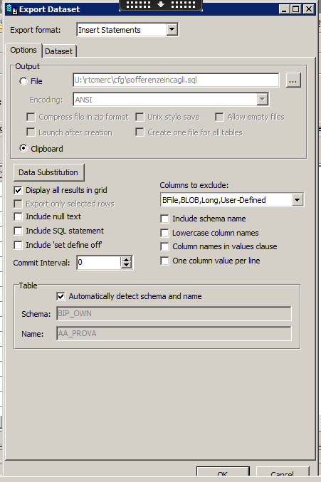 Data export should be designed as a single page instead of a wizard ...