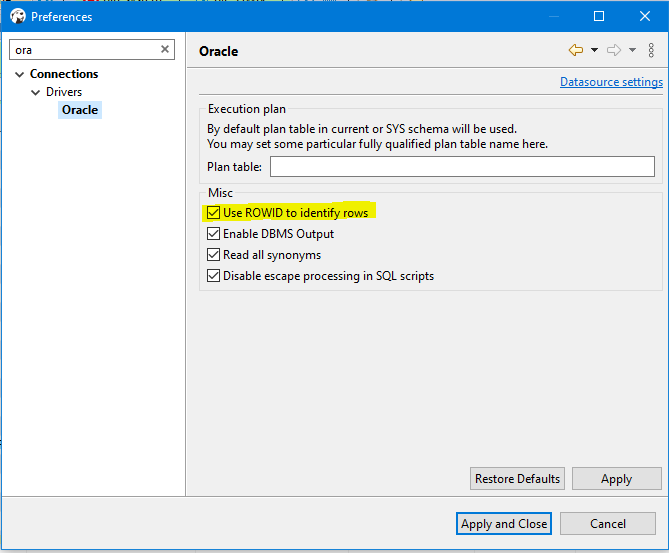 Use ROWID to identify rows not working anymore · Issue #10277 · dbeaver ...