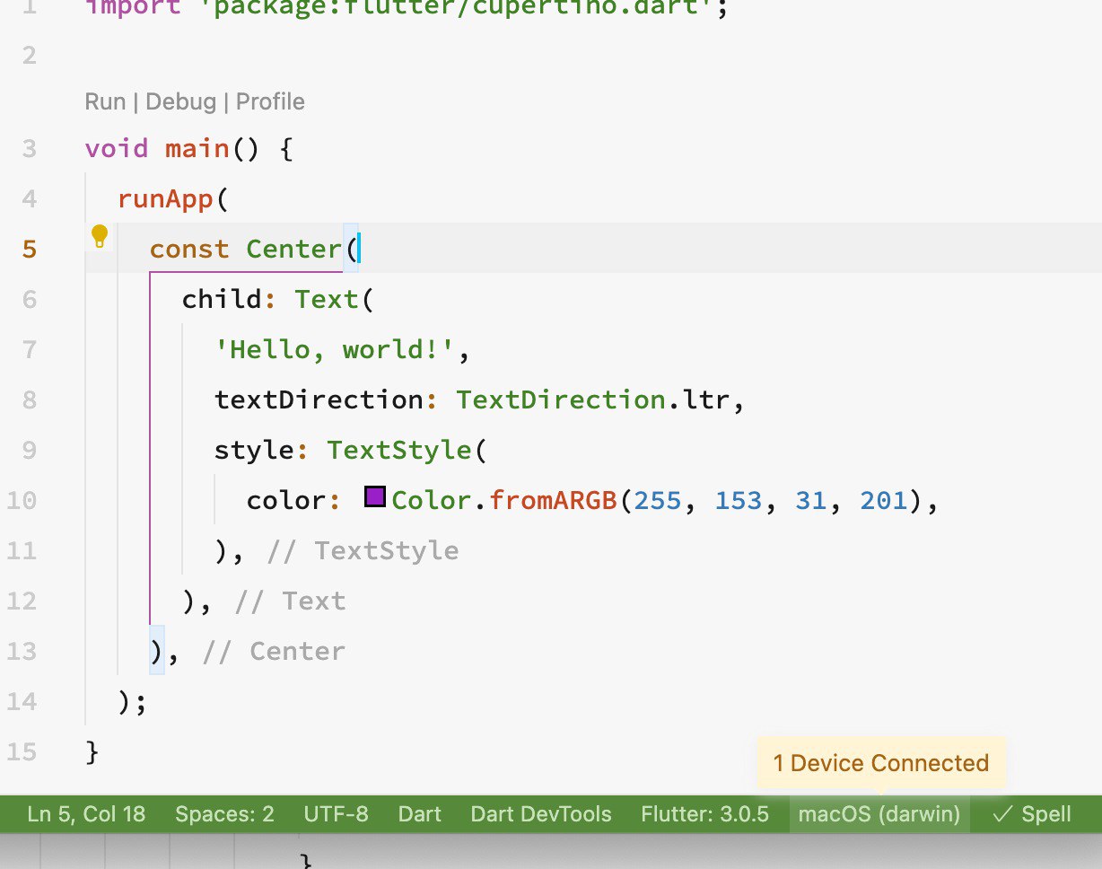 Dart Language before the new patch