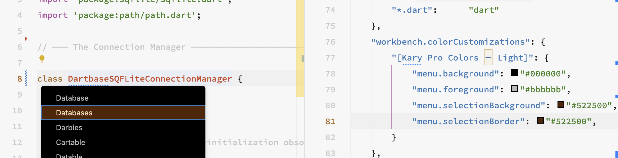 Not enough menu coloring customization options. · Issue #157776 ...