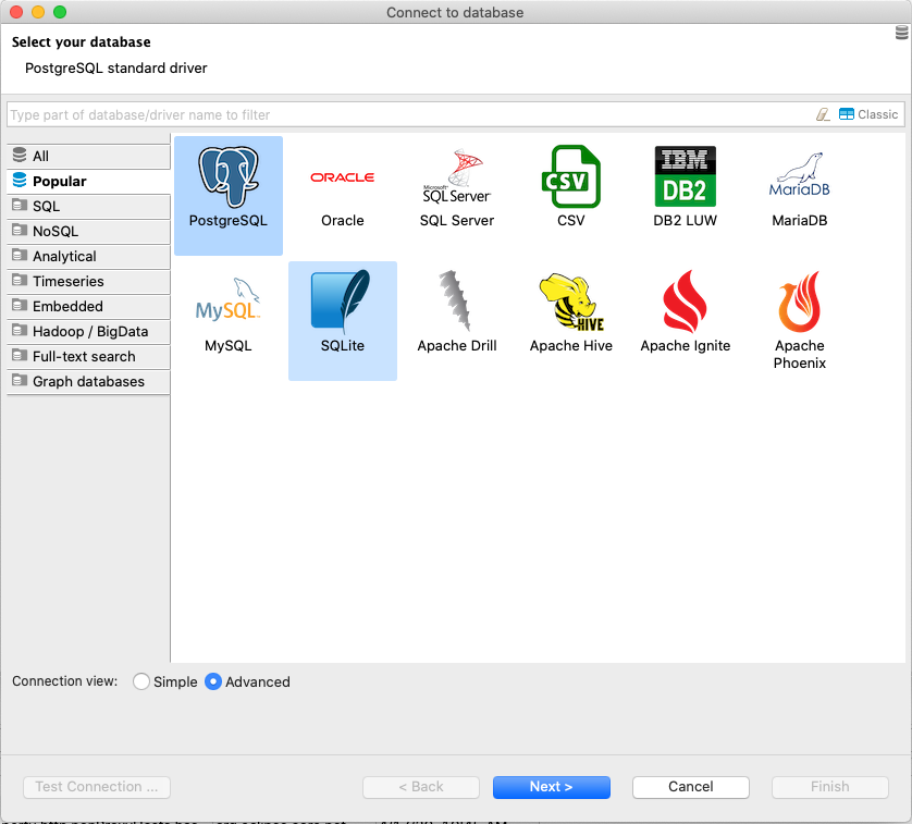 Problem creating connections on Mac · Issue #8474 · dbeaver/dbeaver ...