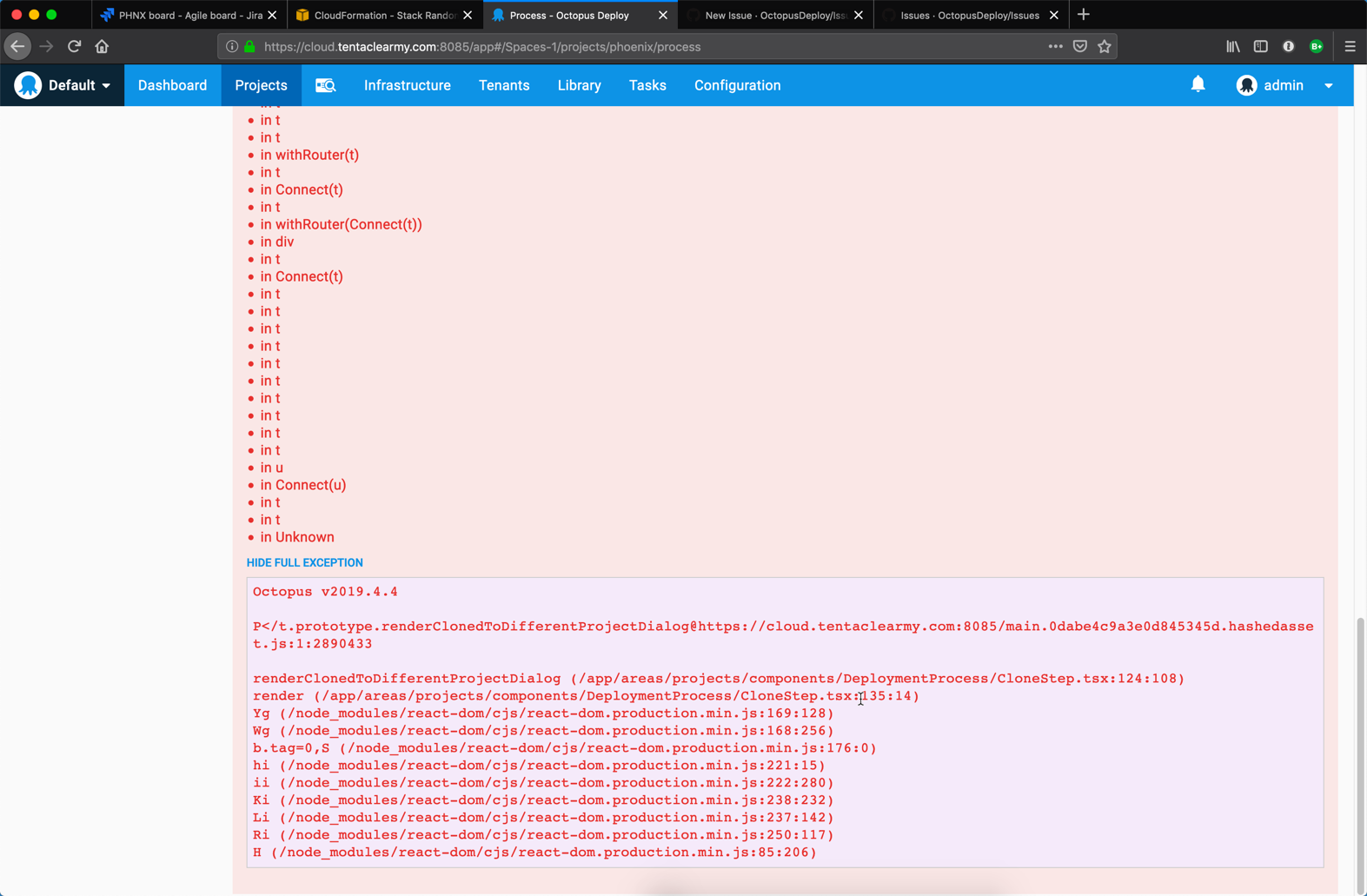 Clone project step fails with an error · Issue #5501 · OctopusDeploy ...