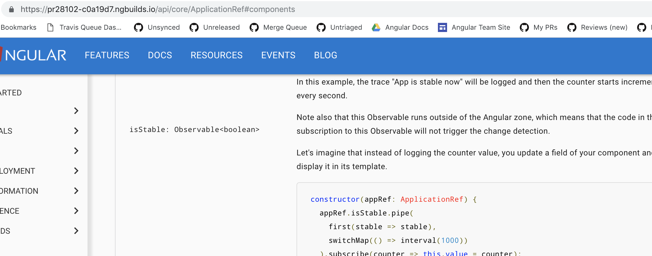 Some properties in api docs are not linkyfied e g applicationref 