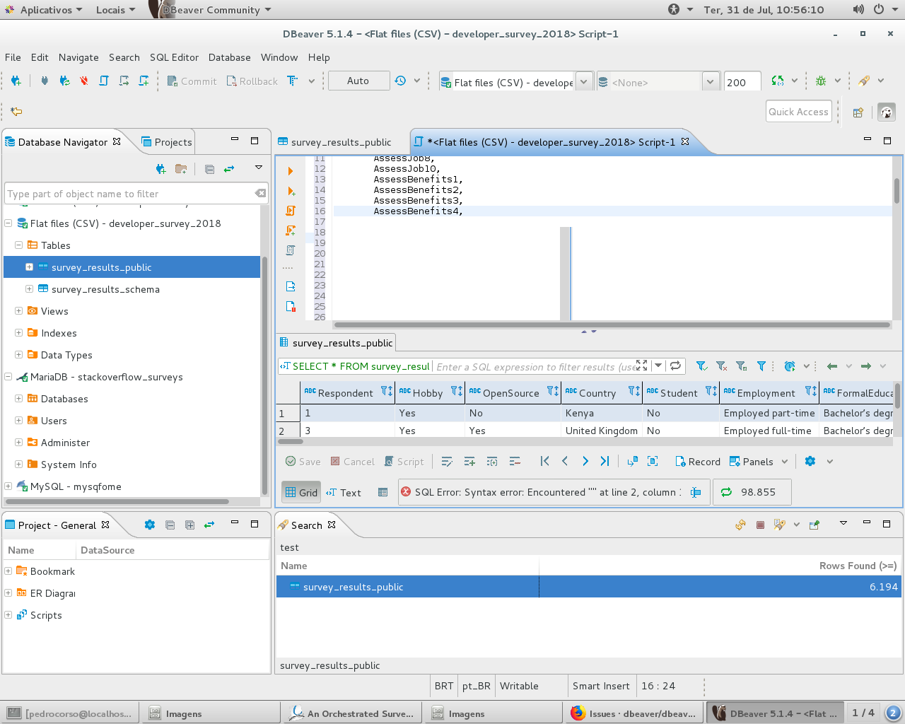 Horizontal sidebar scrolling doesn't re-render on SQL editor · Issue ...