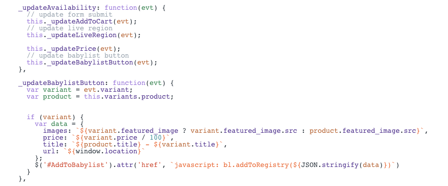 Complete Code Snippet