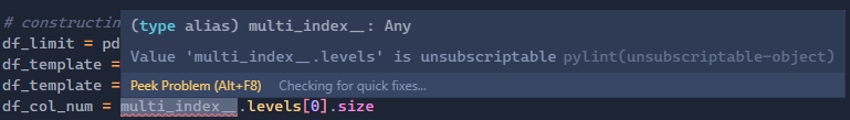 pandas MultiIndex levels is unsubscriptable? · Issue #91 · microsoft ...