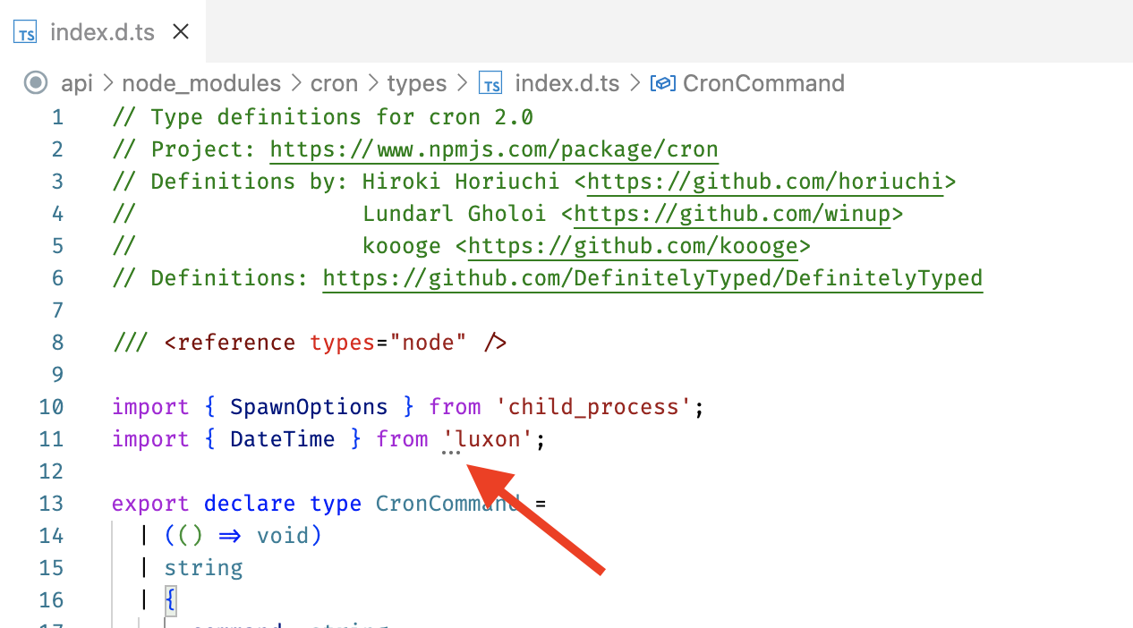 Could not find a declaration file for module 'luxon' · Issue #688 ...