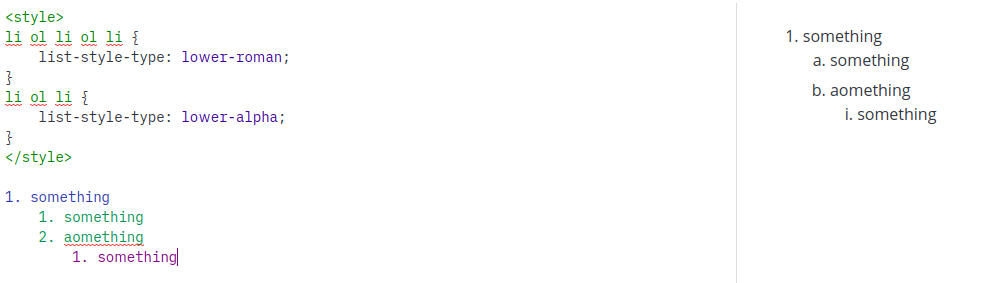 Multi level nested itemisation is not working as expected · Issue #4139 ...