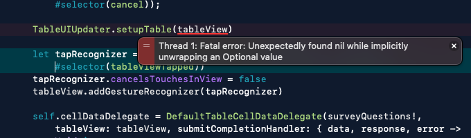 Example App crash · Issue #9 · recoveryrecord/SurveyNative · GitHub