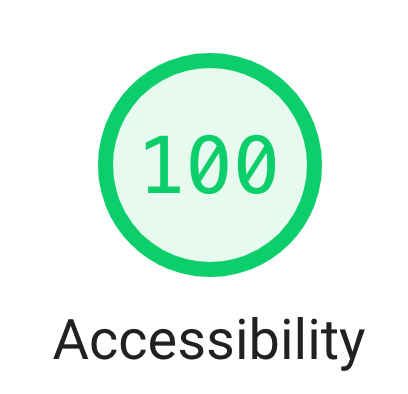 Accessibility 100%