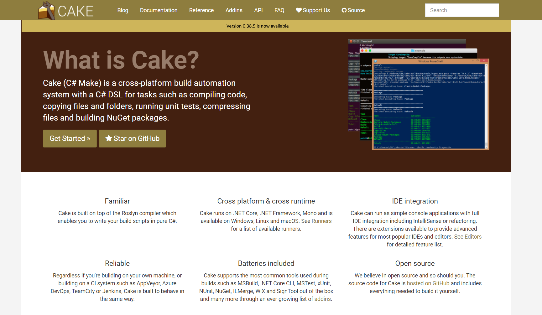 Show latest version on homepage · Issue #1139 · cake-build/website · GitHub