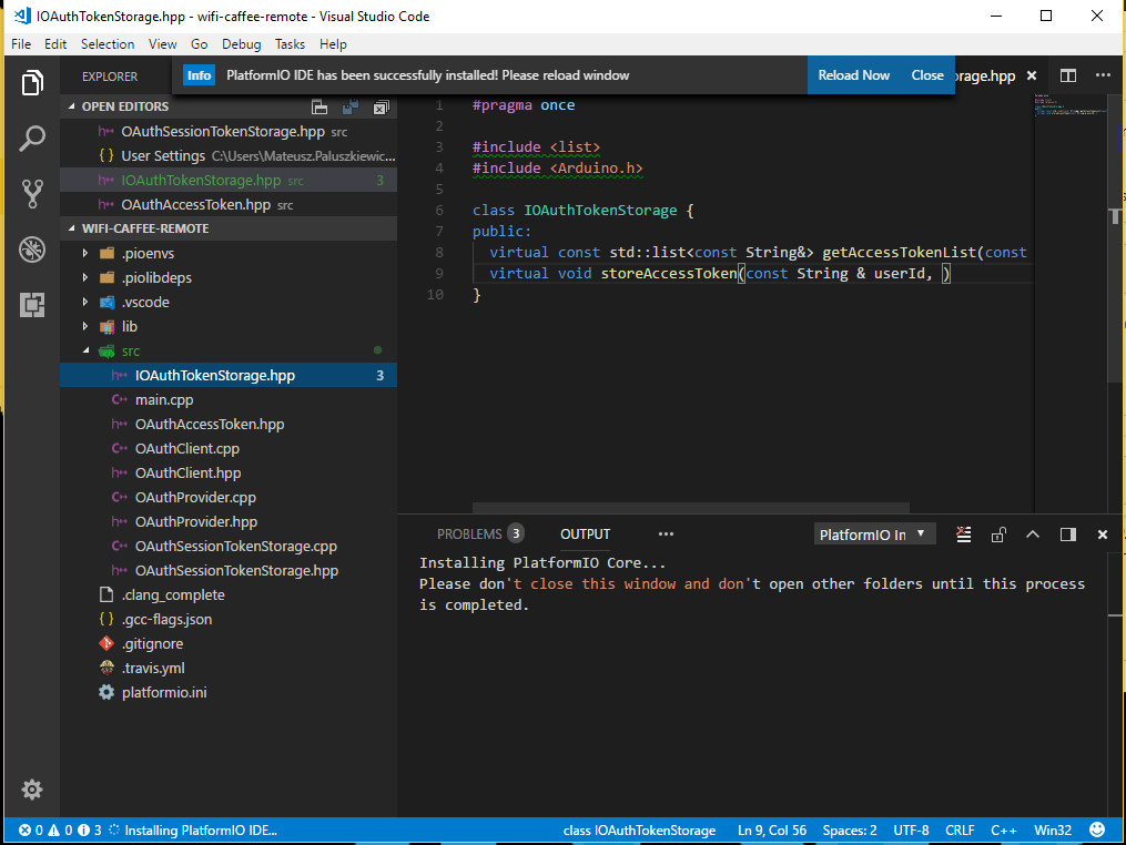 IDE keeps reinstalling if useBuiltinPIOCore set to 'false' · Issue #86 ...