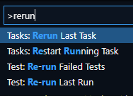Re-run should be Rerun · Issue #119650 · microsoft/vscode · GitHub