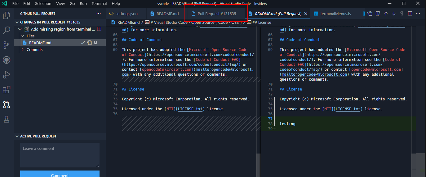 Pr Code Difference. View Creating a PR opened the diff instead of the PR detail page · Issue ...