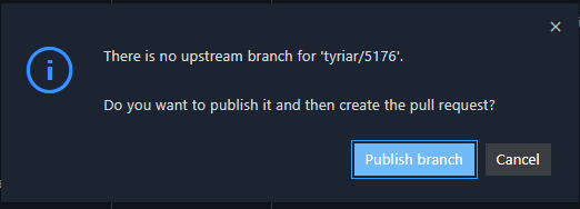 Confusing error when trying to create a PR · Issue #3323 · microsoft ...