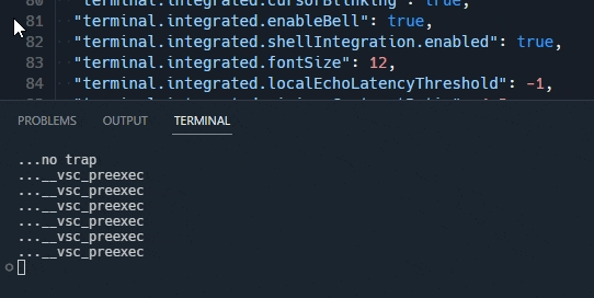 Unexpected behavior of command decorations when toggling terminal ...