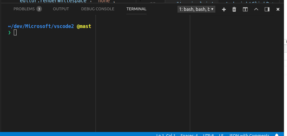 Terminal restore setting isn't working for splits · Issue #44617 ...