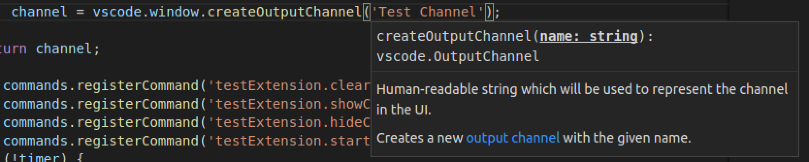No force param in createOutputChannel? · Issue #59423 · microsoft ...